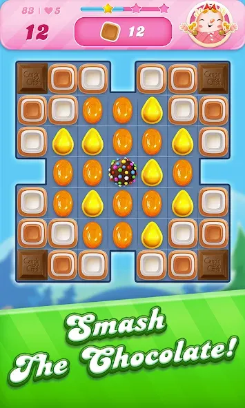 Взломанная Candy Crush Saga [MOD: бесконечные жизни и бустеры] на Андроид — скриншот 4