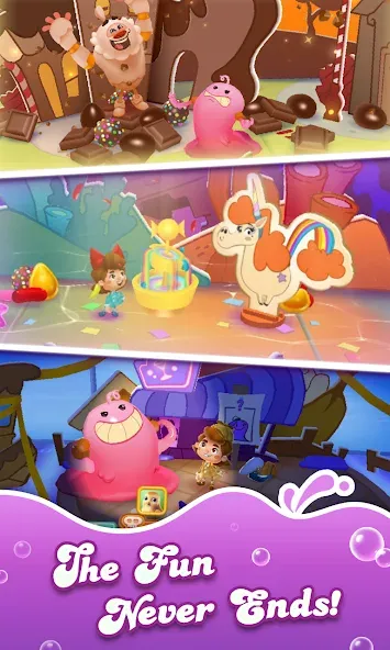 Candy Crush Soda Saga [MOD: безлимитные жизни и бустеры] (Бесплатно / APK) — скриншот 5