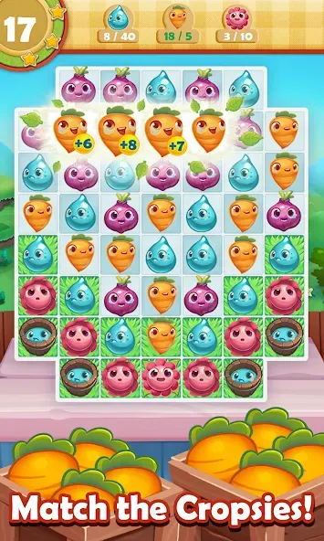 Скачать Farm Heroes Saga [MOD: безлимитные жизни и бустеры] — скриншот 2