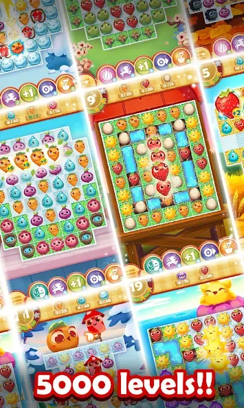 Скачать Farm Heroes Saga [MOD: безлимитные жизни и бустеры] — скриншот 5