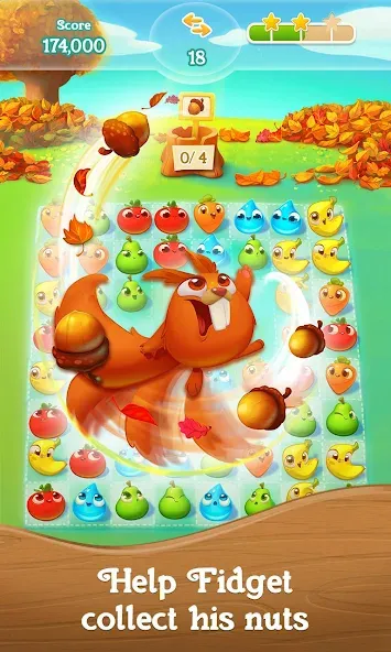 Farm Heroes Super Saga [MOD: безлимитные жизни и усилители] последняя версия — скриншот 2
