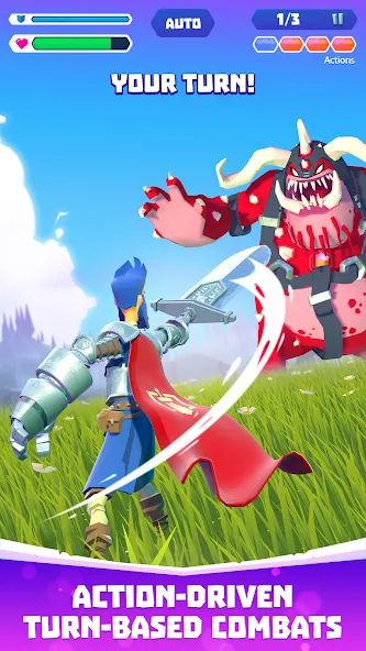 Knighthood - RPG Knights [MOD: безлимитные ресурсы и усиленные рыцари] (Бесплатно / APK) — скриншот 1