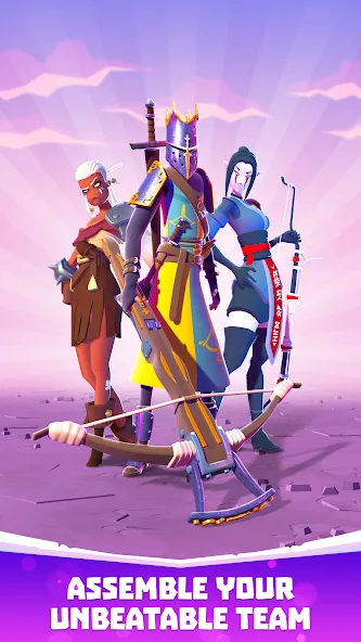 Knighthood - RPG Knights [MOD: безлимитные ресурсы и усиленные рыцари] (Бесплатно / APK) — скриншот 2