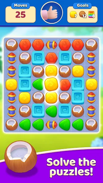 Взломанная EverMatch 3 Game [MOD: безлимитные ходы и бонусы] на Андроид — скриншот 4