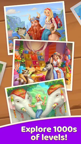 Взломанная EverMatch 3 Game [MOD: безлимитные ходы и бонусы] на Андроид — скриншот 5