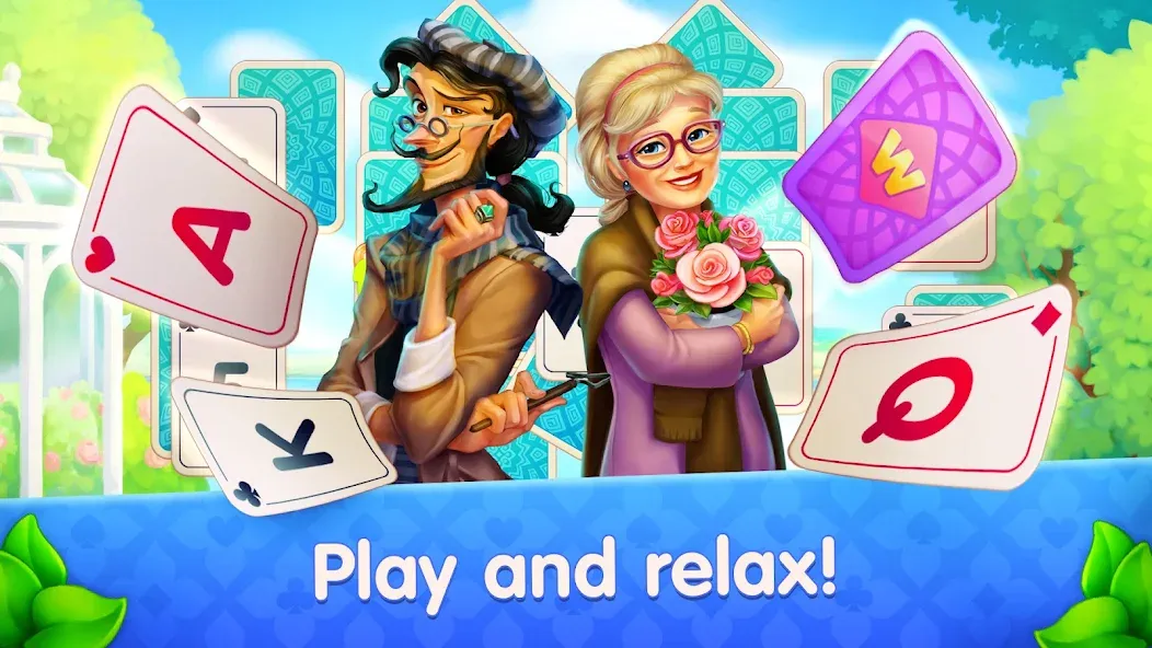 CityMix Solitaire TriPeaks [MOD: безлимитные монеты и открыты уровни] последняя версия — скриншот 1