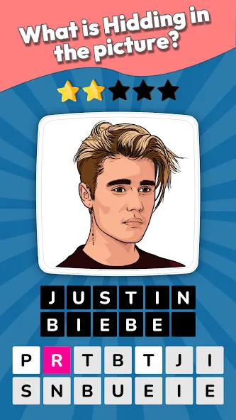 Взломанная Guess the Celebrities [MOD: открыты все знаменитости и уровни] на Андроид — скриншот 3
