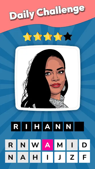 Взломанная Guess the Celebrities [MOD: открыты все знаменитости и уровни] на Андроид — скриншот 5