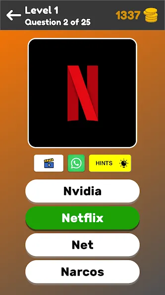 Скачать Logo Game: Multiple Choice [MOD: открыты все логотипы и подсказки] на телефон — скриншот 2