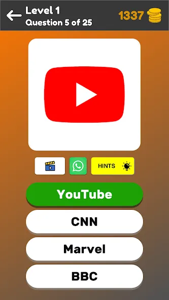 Скачать Logo Game: Multiple Choice [MOD: открыты все логотипы и подсказки] на телефон — скриншот 5
