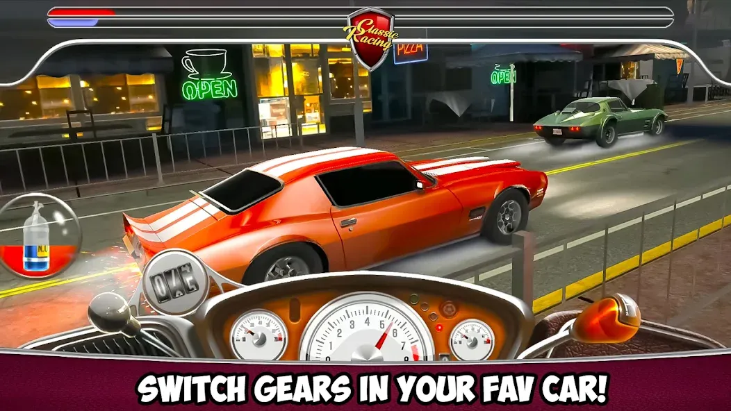 Classic Drag Racing Car Game [MOD: много денег и все машины открыты] на Андроид — скриншот 3
