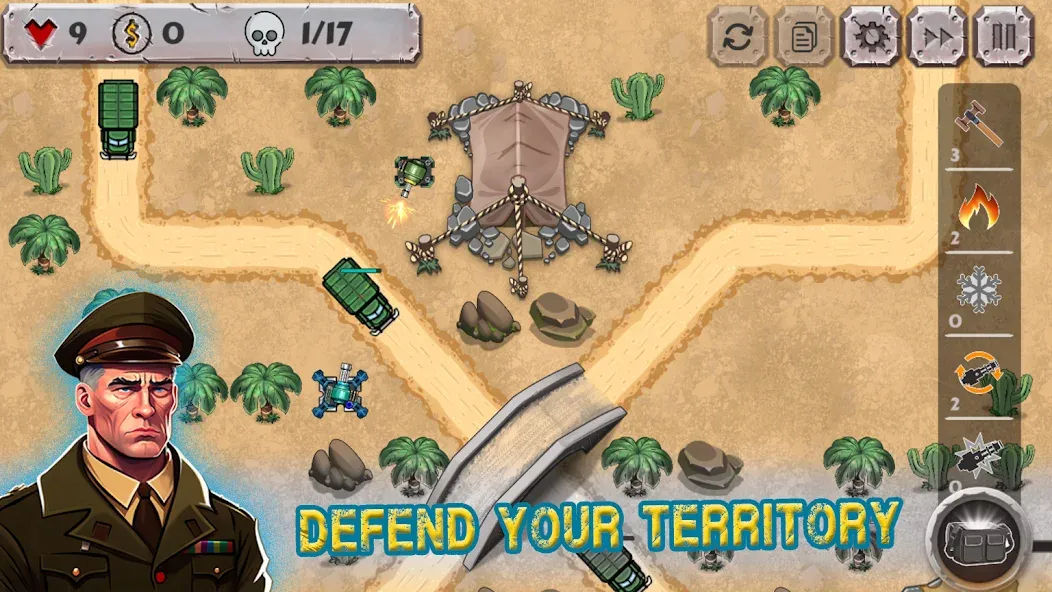 Скачать Battle Strategy: Tower Defense [MOD: безлимитные деньги и усиленные башни] на телефон — скриншот 2