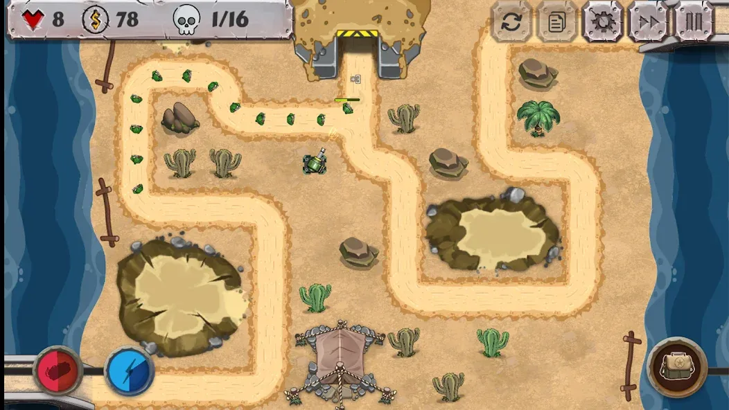 Скачать Battle Strategy: Tower Defense [MOD: безлимитные деньги и усиленные башни] на телефон — скриншот 5