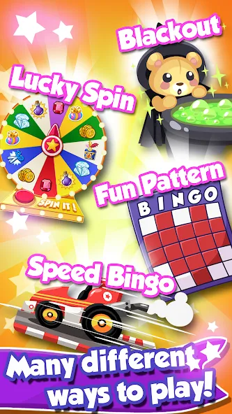 Взломанная Bingo PartyLand 2: Bingo Games [MOD: безлимитные монеты и бонусы] на Андроид — скриншот 3