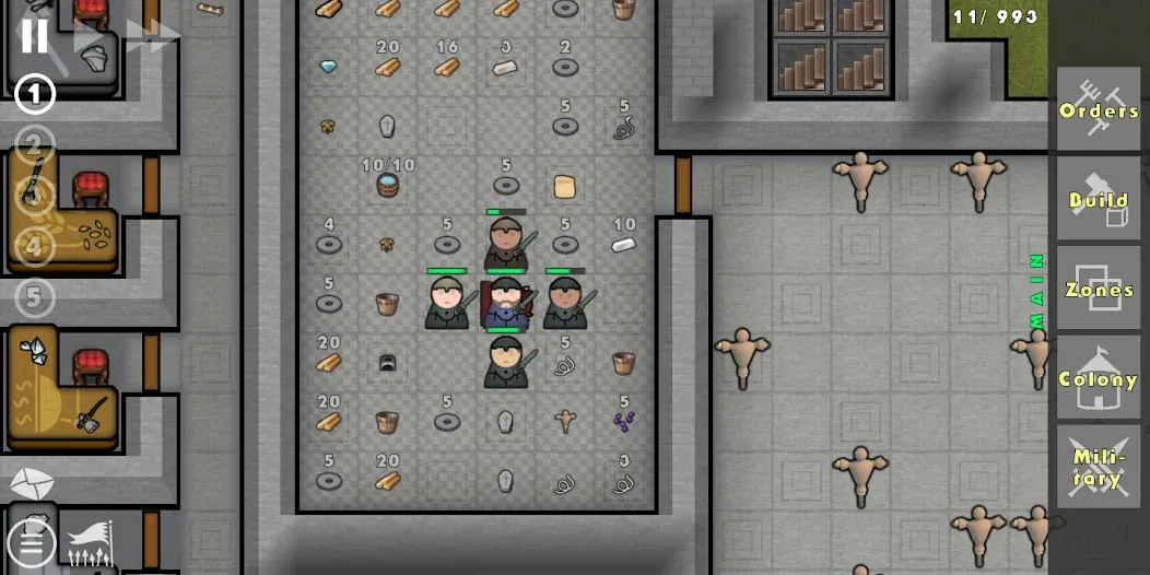 Going Deeper! : Colony Sim [MOD: безлимитные ресурсы и ускоренное строительство] (Бесплатно / APK) — скриншот 1