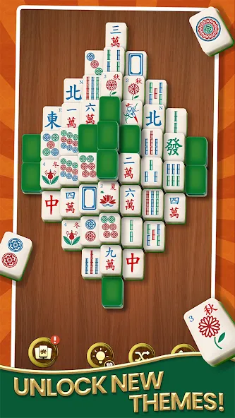Mahjong Solitaire - Master [MOD: безлимитные подсказки и отмены ходов] последняя версия — скриншот 3