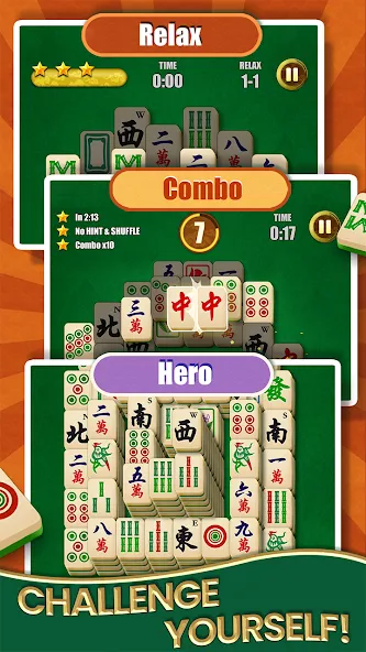 Mahjong Solitaire - Master [MOD: безлимитные подсказки и отмены ходов] последняя версия — скриншот 4