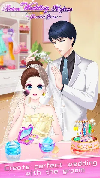 Makeup Bride: Perfect Wedding [MOD: безлимитные деньги и все наряды открыты] — Скачать бесплатно (APK) — скриншот 3
