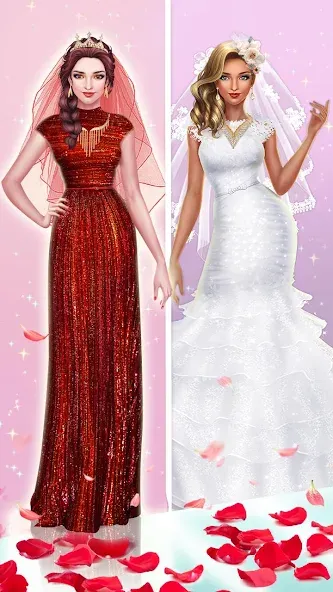 Dream Wedding: Bride Dress Up [MOD: безлимитные деньги и все наряды] — Скачать бесплатно (APK) — скриншот 5