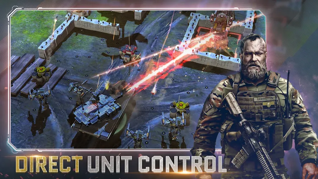 War Commander: Rogue Assault [MOD: безлимитные ресурсы и быстрая прокачка] — Скачать бесплатно (APK) — скриншот 1