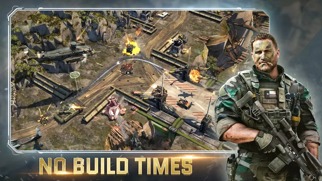 War Commander: Rogue Assault [MOD: безлимитные ресурсы и быстрая прокачка] — Скачать бесплатно (APK) — скриншот 3