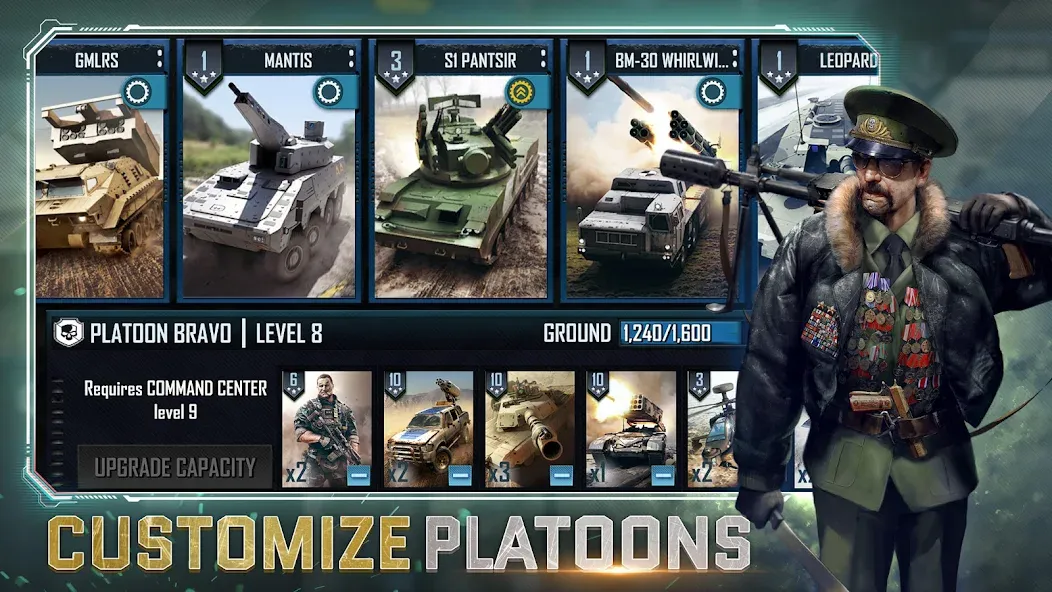 War Commander: Rogue Assault [MOD: безлимитные ресурсы и быстрая прокачка] — Скачать бесплатно (APK) — скриншот 4