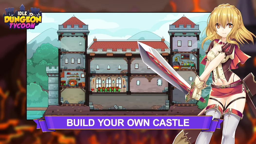 Idle Dungeon Tycoon [MOD: много денег и ресурсов] последняя версия — скриншот 3