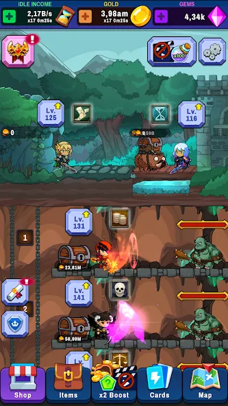 Idle Dungeon Tycoon [MOD: много денег и ресурсов] последняя версия — скриншот 4
