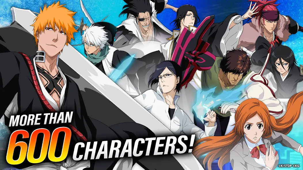 Скачать Bleach:Brave Souls Anime Games [MOD: безлимитные ресурсы и мощные герои] — скриншот 1