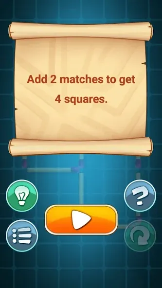 Скачать Matches Puzzle Game [MOD: безлимитные подсказки и отмена ходов] — скриншот 1