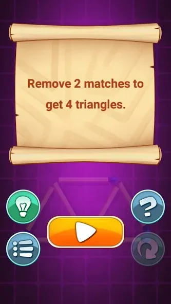 Скачать Matches Puzzle Game [MOD: безлимитные подсказки и отмена ходов] — скриншот 5