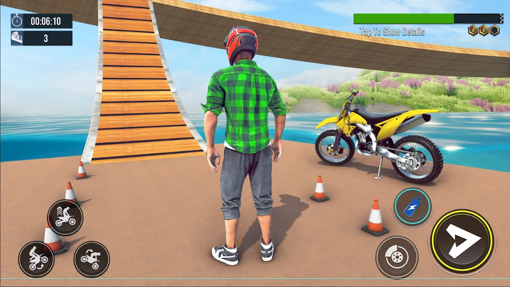 Bike Stunt : Motorcycle Game [MOD: безлимитные деньги и все байки открыты] (Бесплатно / APK) — скриншот 1
