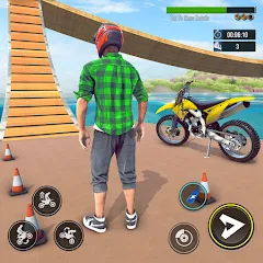 Bike Stunt : Motorcycle Game [MOD: безлимитные деньги и все байки открыты] (Бесплатно / APK)