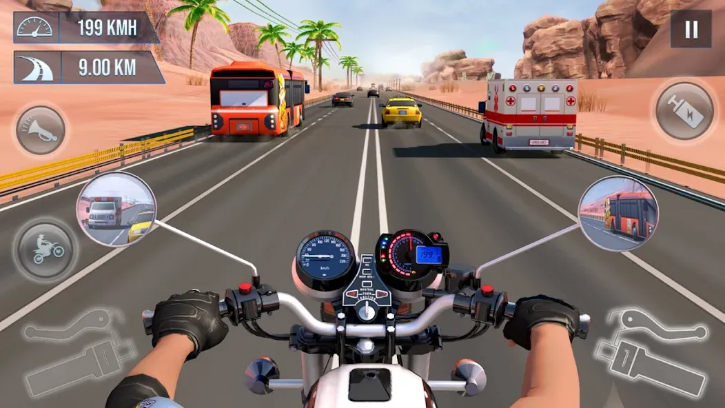 Взломанная Moto World Tour: Bike Racing [MOD: безлимитные деньги и все байки] на Андроид — скриншот 1