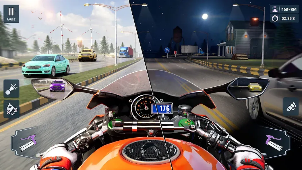 Взломанная Moto World Tour: Bike Racing [MOD: безлимитные деньги и все байки] на Андроид — скриншот 3