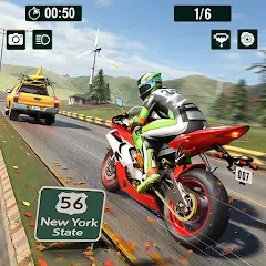 Взломанная Moto World Tour: Bike Racing [MOD: безлимитные деньги и все байки] на Андроид