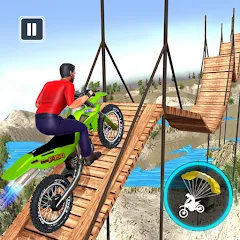 Скачать Bike Stunt Game: Tricks Master [MOD: безлимитные деньги и все трюки] на телефон
