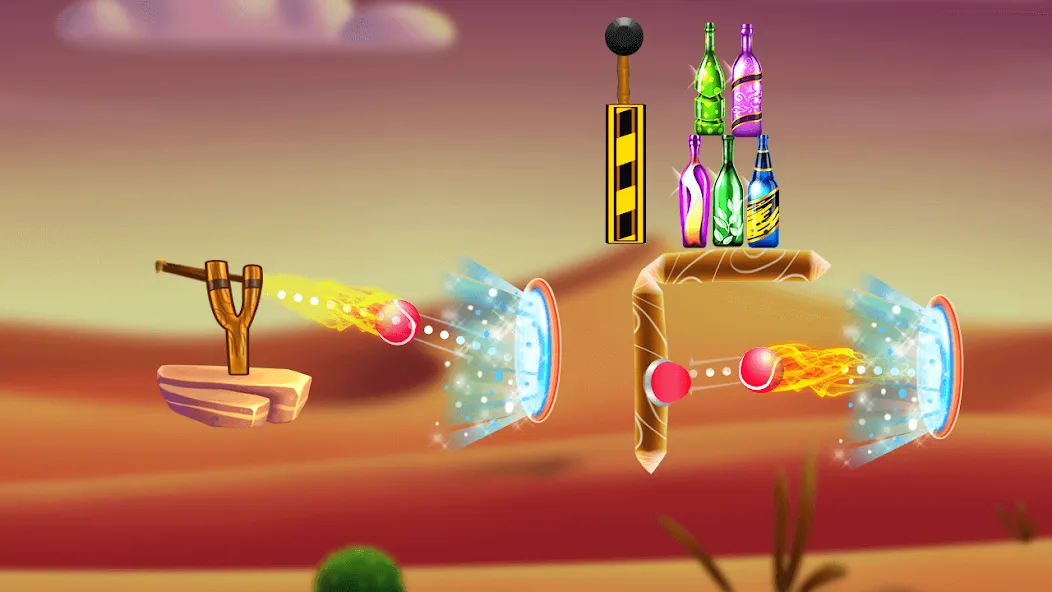 Взломанная Bottle Shooting Game 2 [MOD: безлимитные патроны и открыты все уровни] на Андроид — скриншот 3