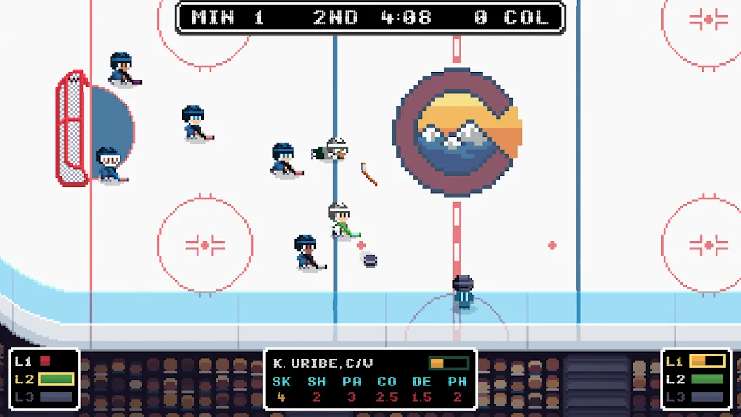 Ice League Hockey [MOD: безлимитные деньги и улучшенная команда] последняя версия — скриншот 3