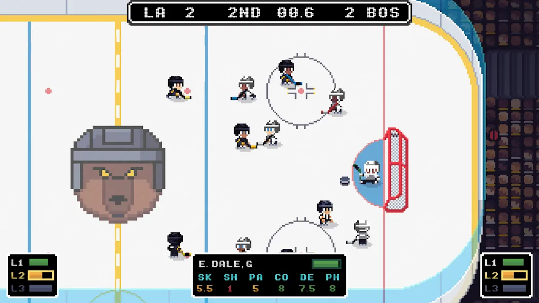 Ice League Hockey [MOD: безлимитные деньги и улучшенная команда] последняя версия — скриншот 5