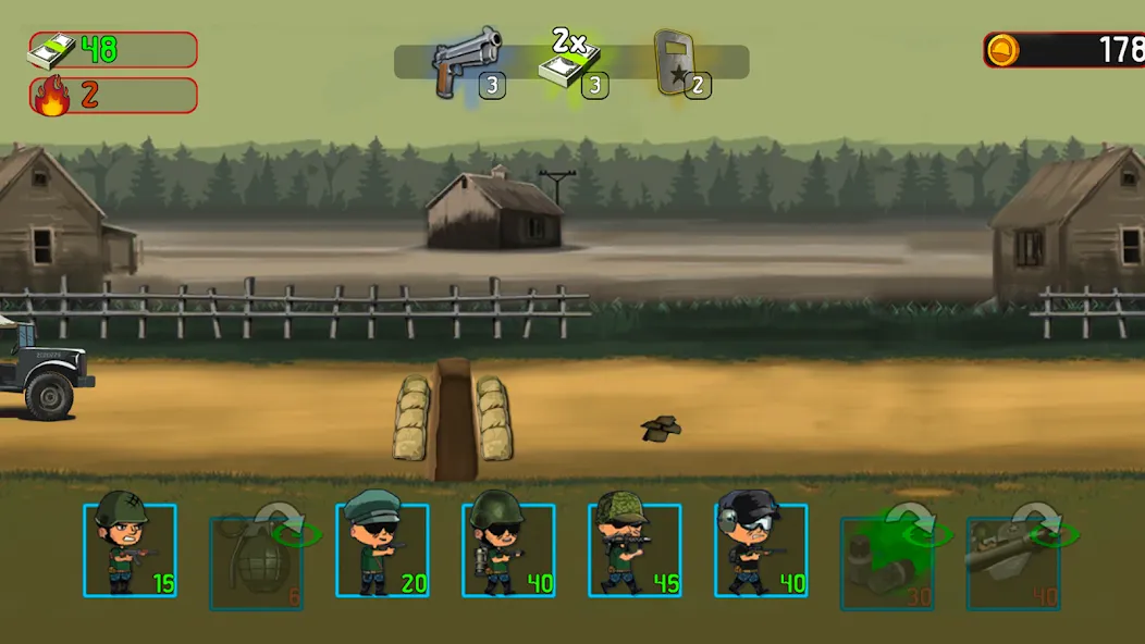 Скачать взлом Army War: Military Troop Games [MOD: безлимитные деньги и оружие] — скриншот 2