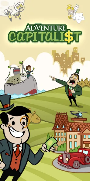AdVenture Capitalist [MOD: много денег и быстрый доход] последняя версия — скриншот 1