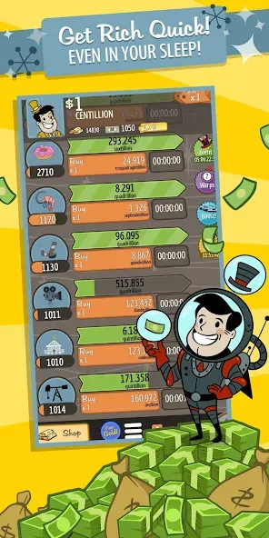 AdVenture Capitalist [MOD: много денег и быстрый доход] последняя версия — скриншот 5