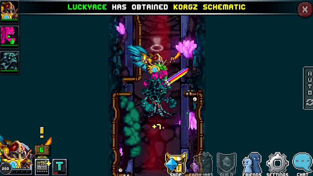 Скачать Bit Heroes Quest: Pixel RPG [MOD: безлимитные ресурсы и улучшенная экипировка] — скриншот 5