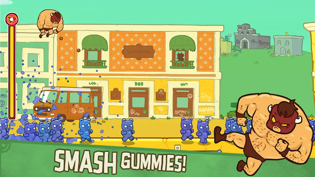 Скачать Burrito Bison: Launcha Libre [MOD: безлимитные деньги и усиленный запуск] на телефон — скриншот 1