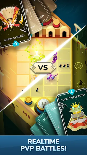 Скачать Stormbound: Kingdom Wars [MOD: безлимитные ресурсы и открыты все карты] — скриншот 5