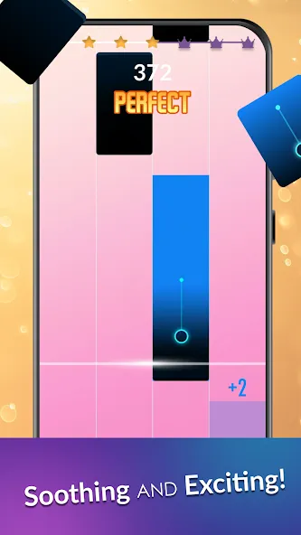 Взломанная Piano Dream: Tap Piano Tiles 3 [MOD: безлимитные жизни и золото] на Андроид — скриншот 1
