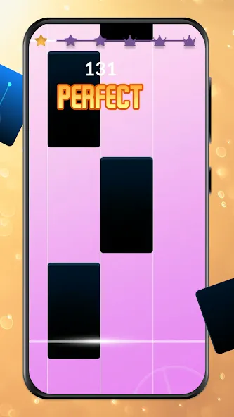 Взломанная Piano Dream: Tap Piano Tiles 3 [MOD: безлимитные жизни и золото] на Андроид — скриншот 5