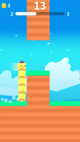 Скачать Stacky Bird: Fun Egg Dash Game [MOD: безлимитные монеты и все скины] на телефон — скриншот 2