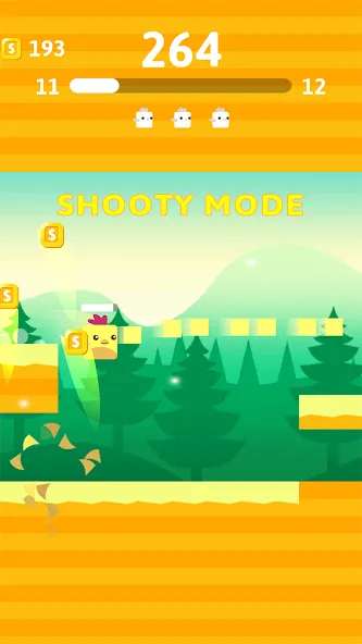 Скачать Stacky Bird: Fun Egg Dash Game [MOD: безлимитные монеты и все скины] на телефон — скриншот 3